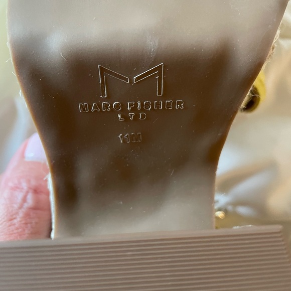 Marc Fisher Women Odilia Platform Heeled Sandals Rope Jute Size 11 - Picture 5 of 12